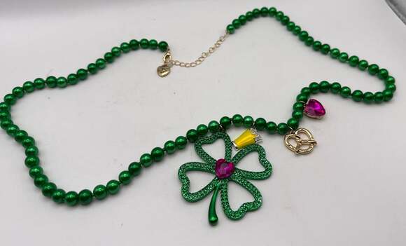 Betsey Johnson Jewelry - Betsey Johnson St. Patrick's Day Charm Necklace